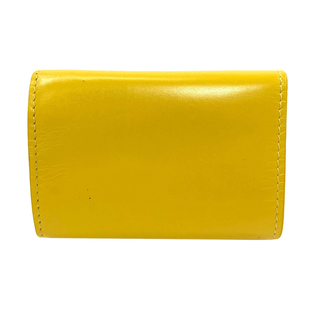 Balenciaga Tri Wallet Wallet fold fold Leather Bi Black